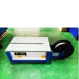 Low table semi automatic strapping machine